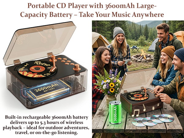 Rechargeable CD Player