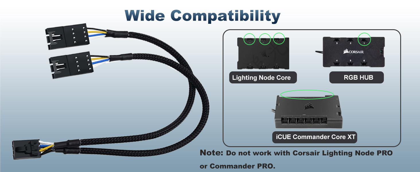4 pin RGB Fan cable