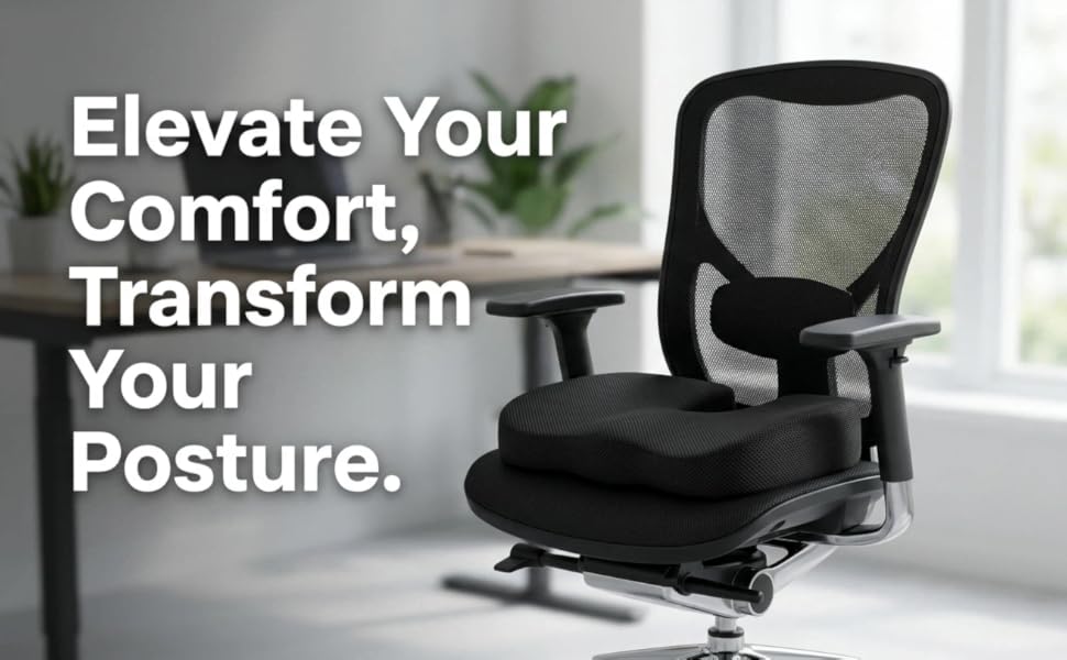 Ergonomic Memory Foam seat