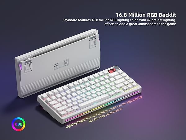 MT75 75% Wireless Mechanical Gaming Keyboard, Keyboard custom