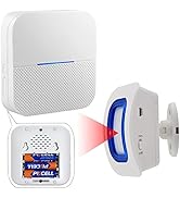 YisTech Wireless Portable Battery Motion Sensor Detect Alert, Portable Battery Motion Detector St...