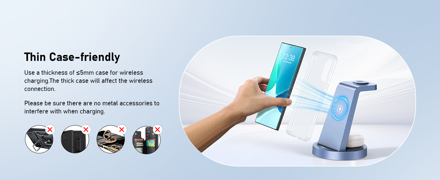 case-friendly charger