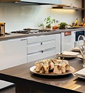 DAYBETTER Under Cabinet Lighting, 13ft Dimmable Under Cabinet Lights with Remote, 240 LEDs, Tunab...