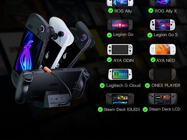 BEST ROG XBOX ALLY X DOCK MUST HAVE FOR STEAM DECK DOCKING STATION