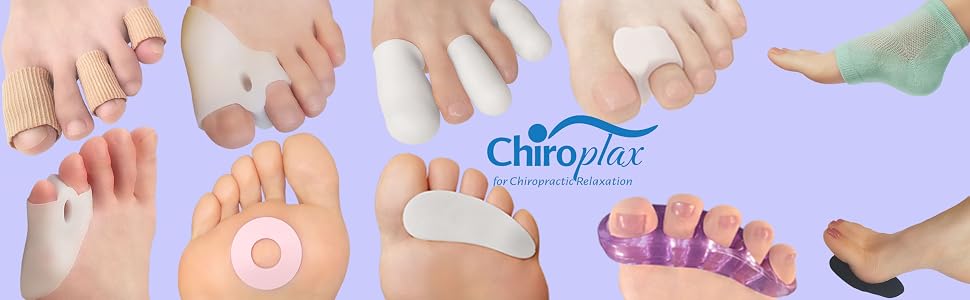 Chiroplax toe separator spacer stretcher correctors sleeve tube protector tailors bunion hammer toe