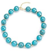Jekvill Colorful Chunky Bead Necklaces For Women Trendy Boho Necklace Choker Summer Beach Jewelry...