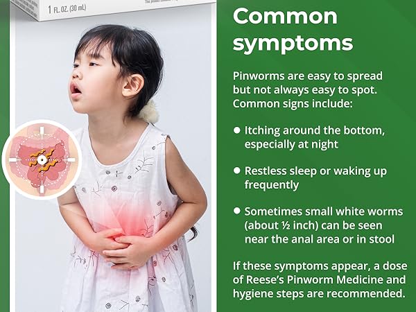 Common Symptoms of pinworm