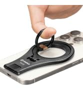 magnetic foldable phone stand with 1/4 thread