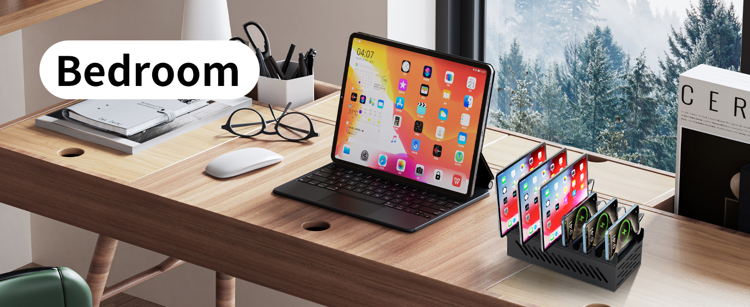 multi phone charger station