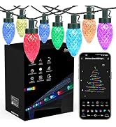 Brizled (Not Connectable)Smart C9 Christmas Lights, 39FT 60 LED WiFi Color Changing Christmas Xma...