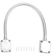 401 Stainless Steel Door Loop Wire Cable Protector Armored Door Cord w/Die-Cast End Power Transfe...