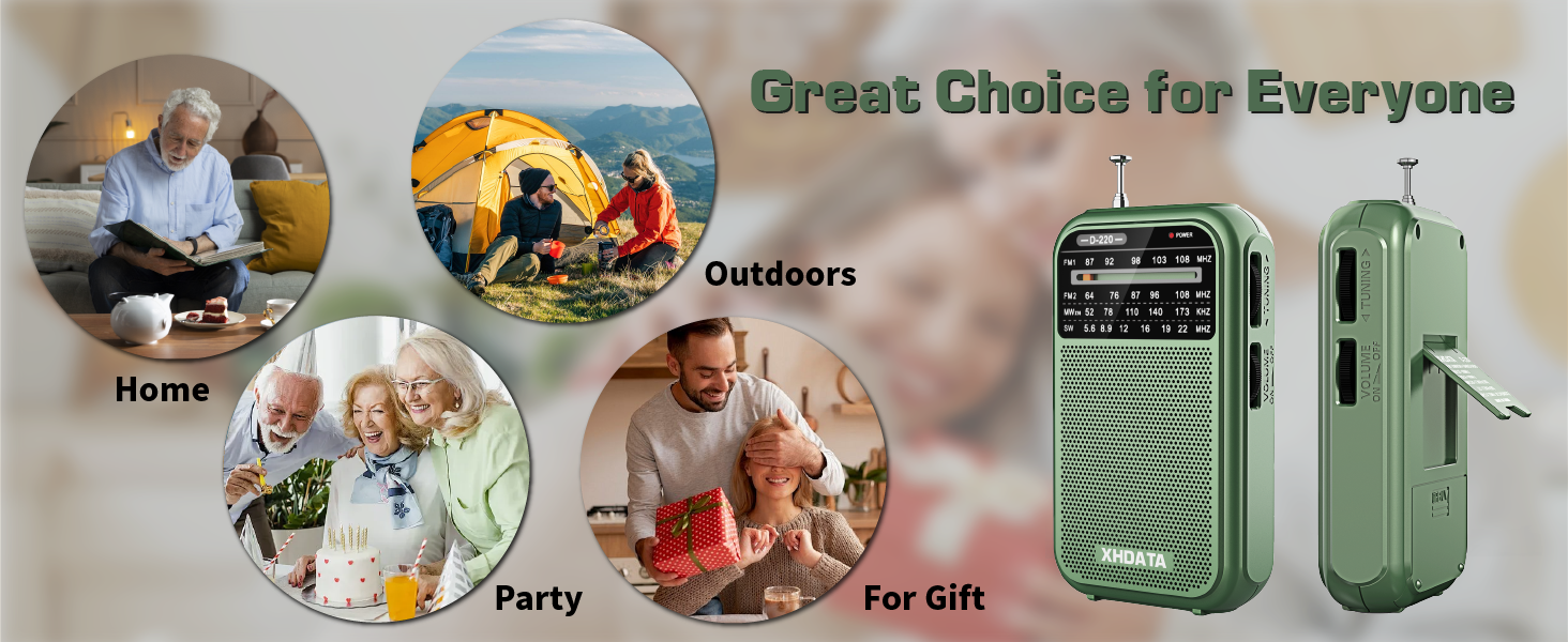 radios for home and outdoor