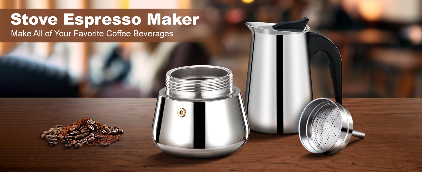 moka pot stainless steel