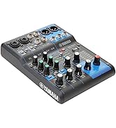 YAMAHA MG06X 6-Input Compact Stereo Mixer with Effects
