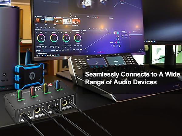 headphone amplifier headphone amps mixer preamp 4 channel amp multi headphone splitter dac amp