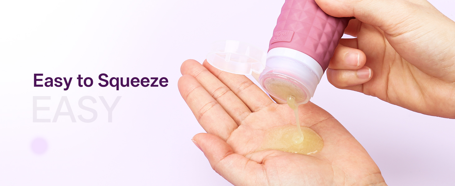 travel bottles for toiletries travel size containers silicone squeezable containers shampoo bottles
