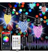 FRANKEVER 32.8Ft C9 Strawberry Fairy String Lights Smart Christmas LED Lights Indoor Outdoor with...
