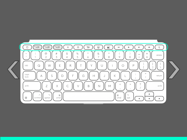 Keys-To-Go 2 Portable Wireless iPad Keyboard With Built-in Cover for iPad, iPhone, Mac, and Apple TV