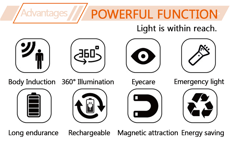 rechargeable night lights