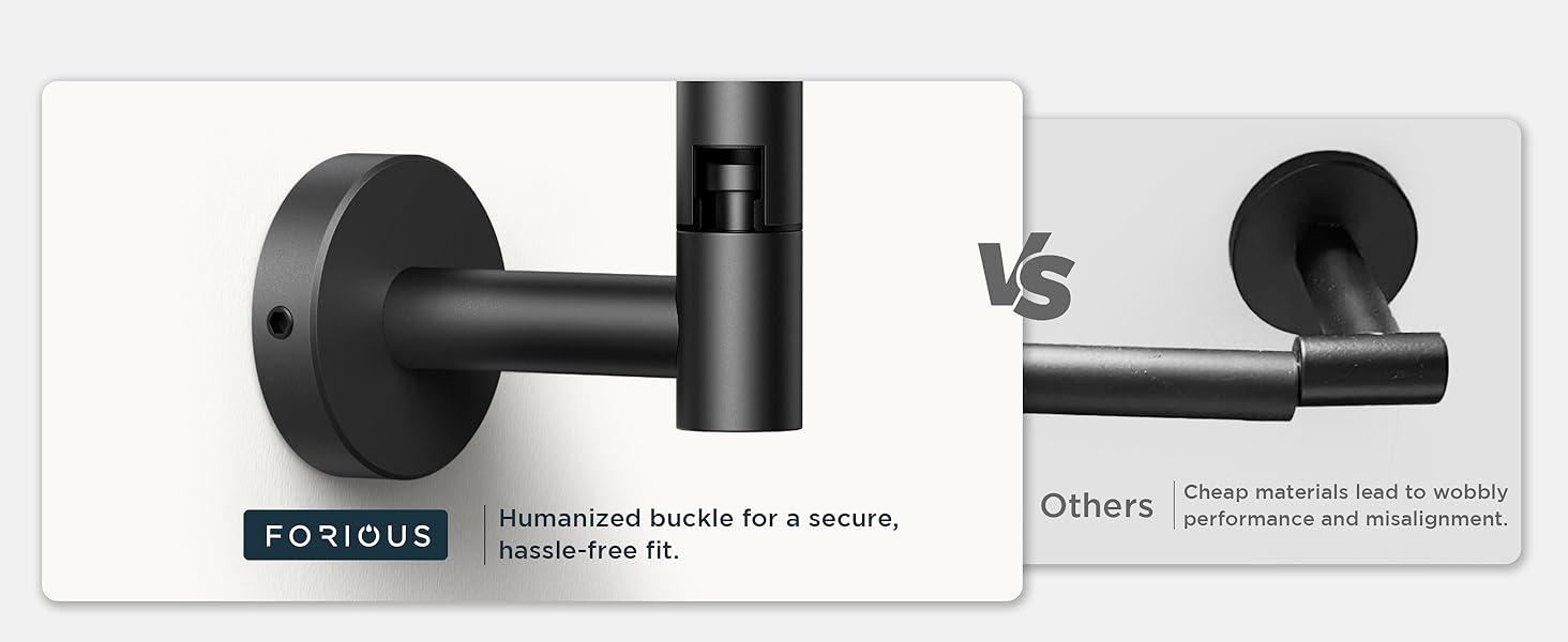 black toilet paper holder