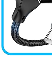 USB C Cable Right Angle - [2Pack 3.3FT] 60W Fast Charging USB C Cable Braided USB Type C Data Cab...
