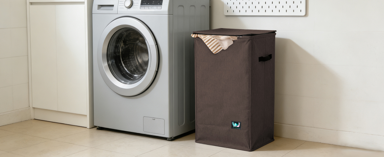 WTREE 100L Laundry Hamper with Lid
