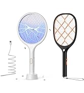 YISSVIC Electric Fly Swatter 2 Pack 1500MAH 500MAH
