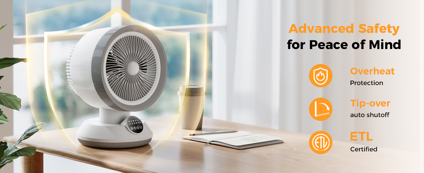 Heater and Fan Combo for Indoor Use