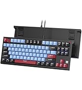 MageGee 80% TKL Mechanical Gaming Keyboard, Blue LED Backlit Keyboard with Brown Switches, Compac...
