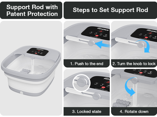 foot spa bath massager with heat
