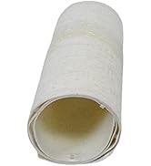 Mobestech Lamp Shade Lamp Styrene Sheet Flax Material Lamp Cover Cloth Burlap Lamp Shade for Roun...