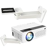 2-Be-Best Mini Projector Wall Mount Upgraded Angle Adjustable Projector Mount Length 7.9 in Rotat...