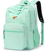 ZORFIN 26L Backpack for School, College, and Travel: Water Resistant Bookbag with 8 Compartments ...