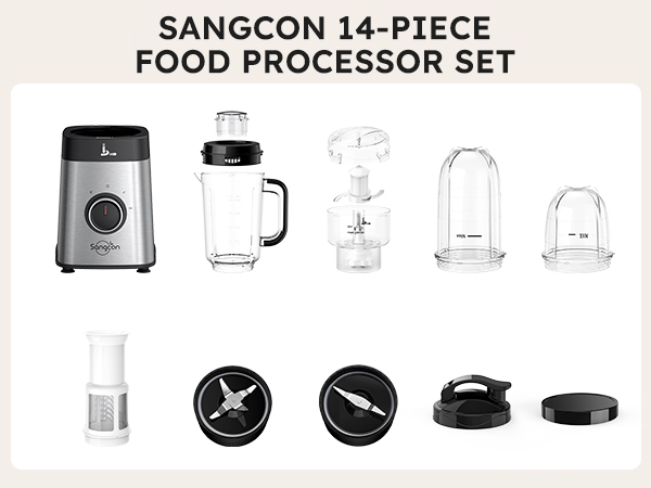 Blender and Food Processor Combo for kitchen