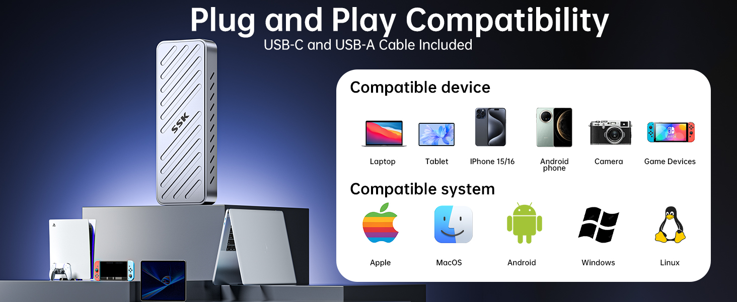M.2 NVME SSD Enclosure