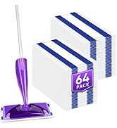 GLIMGLINT Mop Pad Refills Compatible with Swiffer Wet Jet, 4-Layer Thickened &amp; Super Absorbent, W...