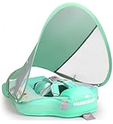 Mambobaby Float with Canopy and Tail New Upgraded Non-Inflatable Baby Pool Float Mambo Float Swim...