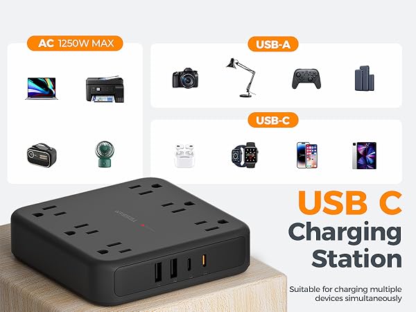 USB C Charging Station