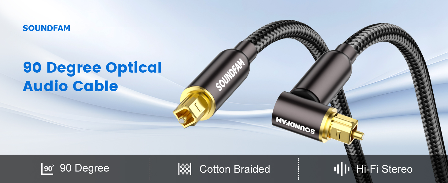 black 90 degree optical cable