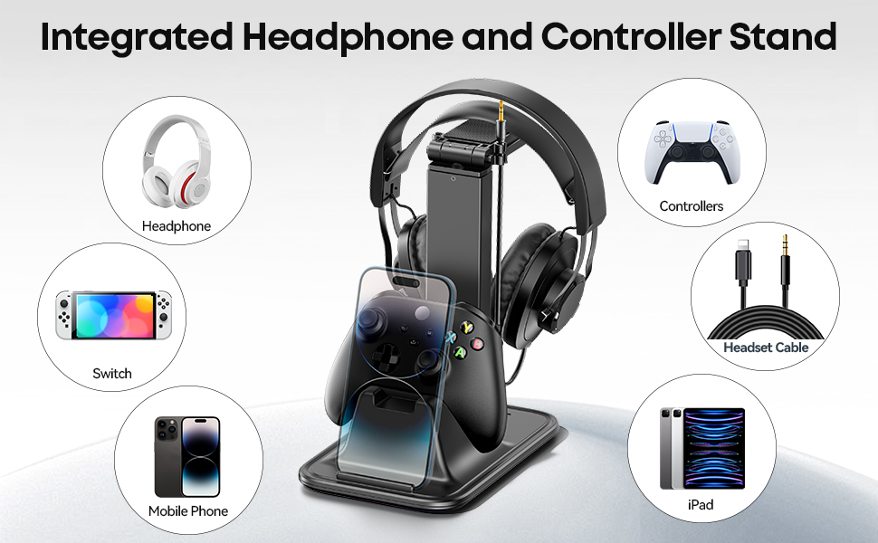 Gaming Controller and Headphone Stand