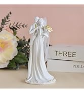 OGVOGV A Happy and Harmonious Marriage,Newlywed Theme Resin Ornaments, Wedding Statues, Room Deco...