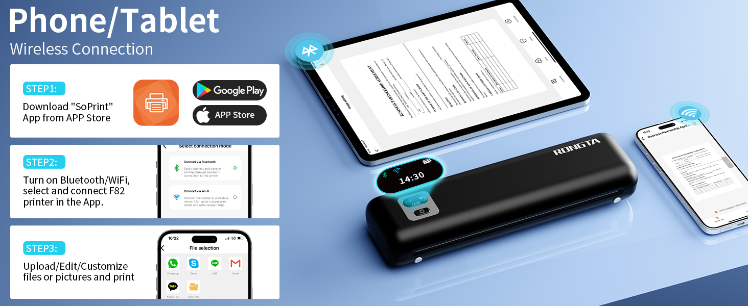 Phone/Tablet Connect Step