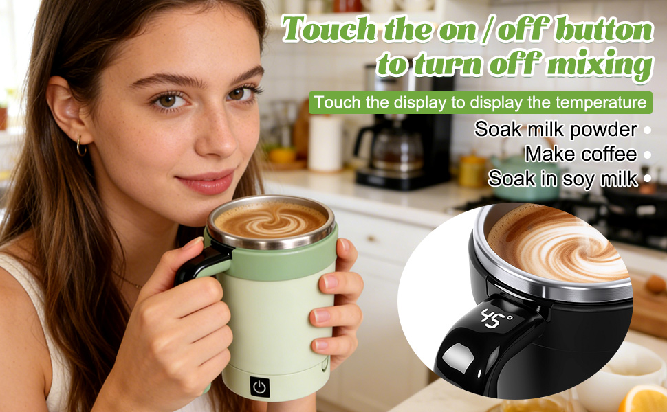 Automatic Magnetic Stirring Coffee Mug
