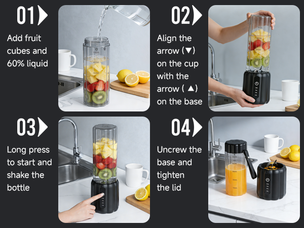 How to use portable blender