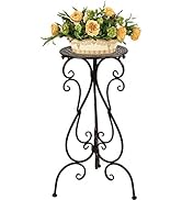 Metal Plant Stand Shelf| Outdoor/Indoor Heavy Duty Potted Plant Display Shelves| Tall Flower Pot ...
