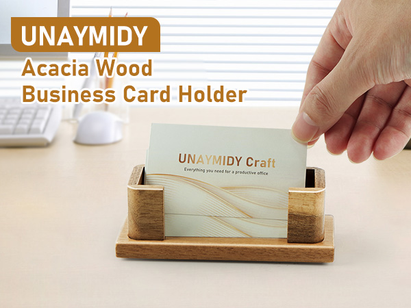 Business Card Holder for Desk