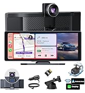 YKT Carplay Screen for Car, 10.26" Carplay &amp; Android Auto with 4K/1080P Wireless Apple Carplay Ca...