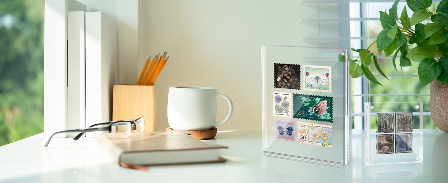 4x6 5x7 8x10 3.5x5 4x4 magnetic picture frame acrylic photo frame clear frameless double sided