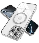 IAIYOXI Magnetic Clear Case for iPhone 16 Pro Max with Full Camera Lens Protection,Compatible wit...