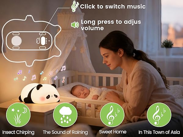 panda night light